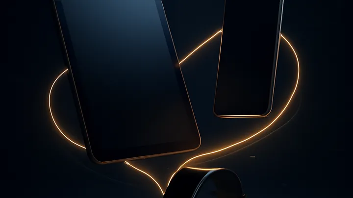 3666BE COM Multiple devices floating in harmony